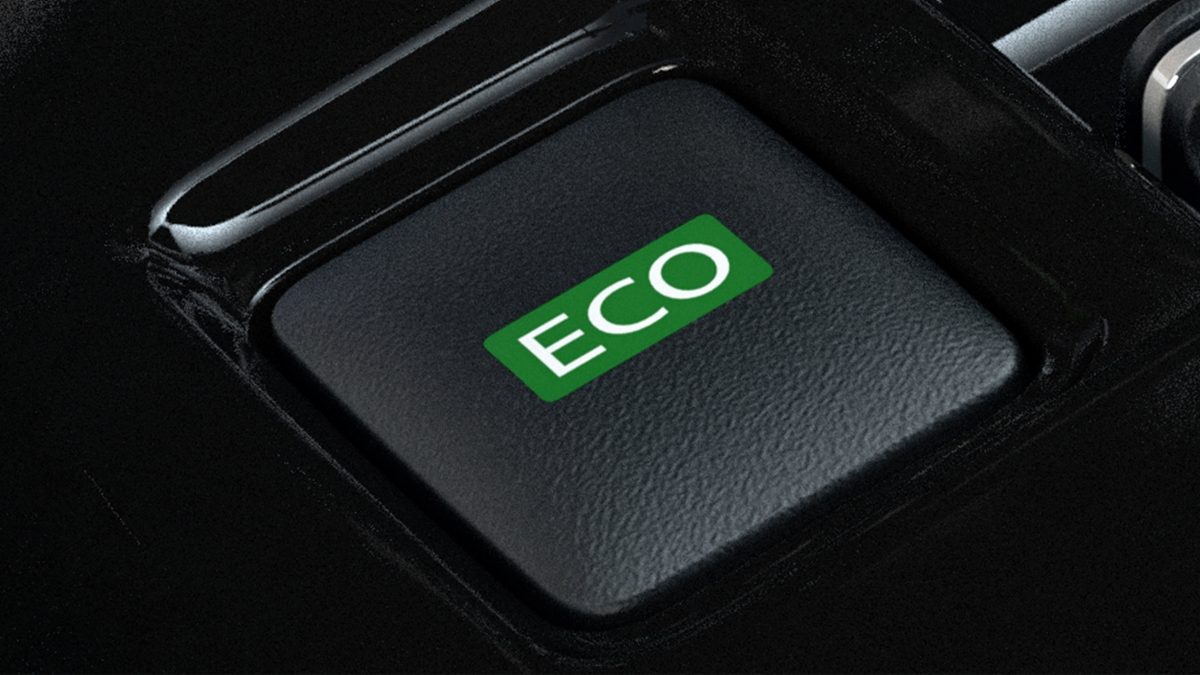 Nissan LEAF eco mode button